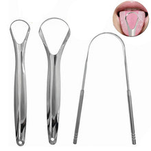 Load image into Gallery viewer, Stainless Steel Tongue Scraper
