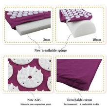 Load image into Gallery viewer, Acupressure Mat / Pillow Set&lt;br&gt;8 Color Choices
